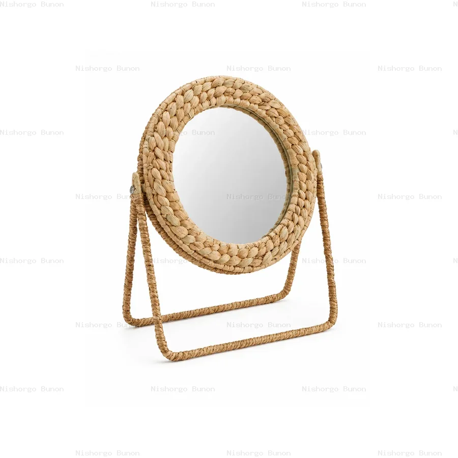 Woven Round Mirror